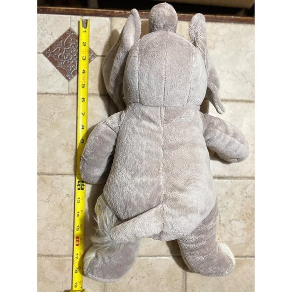 BUILD-A-BEAR Grey Elephant Plush Approx. 19" Retired Stuffed Animal‎ EUC - Picture 10 of 14